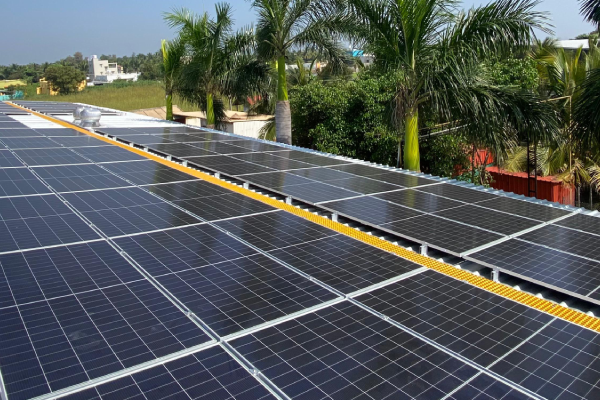 Grid Rooftop Solar Installation